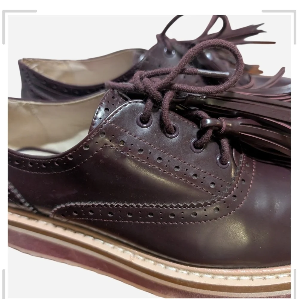 Pre-owned Zara Brown Platform Shoes - Picture 6 of 8